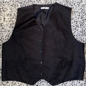 Black Tux Vest
